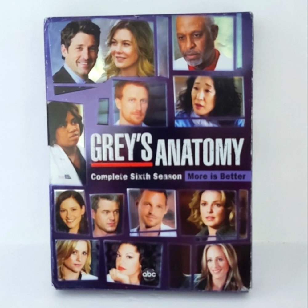 GREY'S ANATOMY - Complete Sixth Season DVD 2010 6-Disc Set